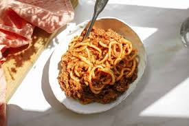 vegan spaghetti with meat sauce