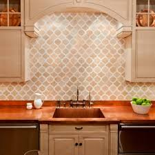 arabesque tile kitchen backsplash