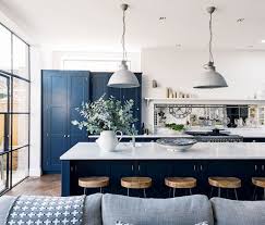 blue kitchen decor a seventh heaven