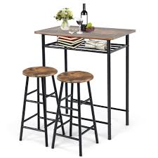 Bar Table And Chair Set Counter Height