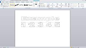 number tracing in microsoft word 2010