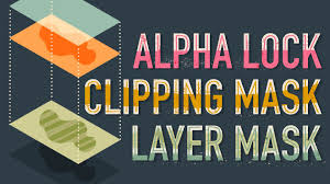 alpha lock clipping mask layer mask