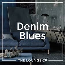 Denim Blues Blue Sofa Stylish Sofa