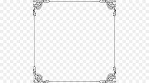 Black And White Frame Png Download 500 500 Free
