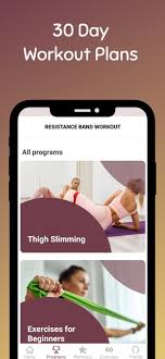 resistance band workout plan on the
