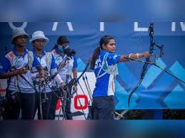 Olympic archery wanes, resurges, and fades away queenie newall, gold medalist at the 1908 olympic games. Archery Olympics Winners India Womens Archery Olympics India India Clinch Their Second Gold Medal In Archery World Cup 2021 Womens Team Defeat Mexico In Recurve Event