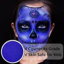 water activated face painting kit for