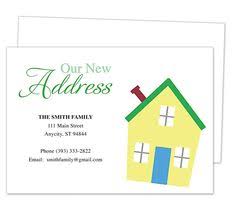 14 Best Moving Announcements New Address Postcard Templates Images