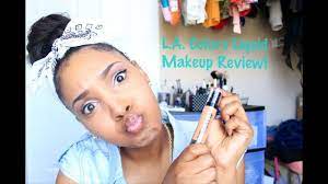 l a colors liquid makeup review you