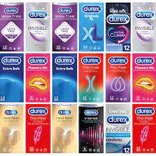 DUREX CONDOMS ALL TYPES THIN FEEL CLASSIC EXTRA SAFE LATEX FREE REAL FEEL |  eBay
