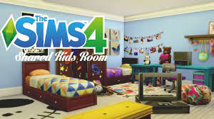 sims 4 room build shared kids room
