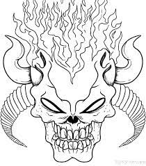 ✓ free for commercial use ✓ high quality images. Online Coloring Pages Skull Coloring Flaming Skull Skull
