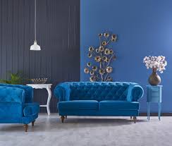 blue sofa renome