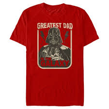 Which of these gifts for father's day are your favorite? Men S Star Wars Father S Day Darth Vader Greatest Dad In The Galaxy T Shirt Target