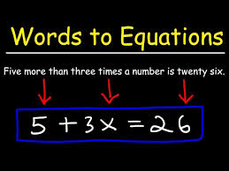 Translating Words To Algebraic