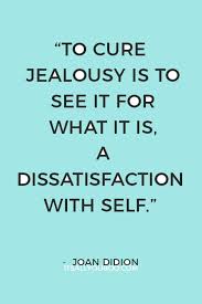 how to stop being jealous and envious