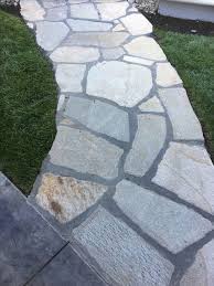 Flagstone Pathway With Mortar