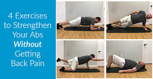 abs without getting back pain