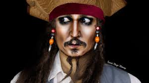 pirate jack sparrow makeup tutorial