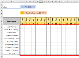 track employee vacation time in excel