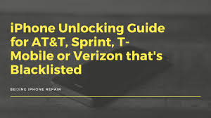 If its esn/imei blacklisted sometimes that block doesnt carry to all us. Unlocking Guide For Blacklisted Iphone By At T Sprint T Mobile And Verizon