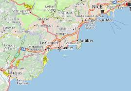 Richtung côte d'azur über mannheim. Michelin Landkarte Super Cannes Stadtplan Super Cannes Viamichelin