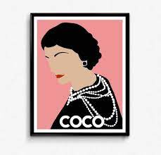 Coco Chanel Poster Feminist Icon Poster