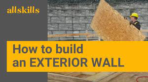 how to build an exterior wall you