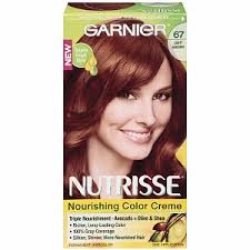 Garnier Nutrisse 67 Light Auburn Ginger Spice Haircolor