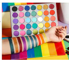 35 colors rainbow eyeshadow palette