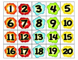 Superhero Numbers 1 30 Student Numbers Calendar Birthdays Number Chart
