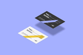 Need business cards that work? Animated Business Card Mockup Scene
