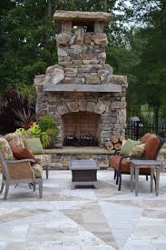 16 relaxing outdoor fireplace designs