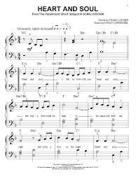 Op 15 piano duet heart and soul 4 hands and 4 variations sheet. Heart And Soul Sheet Music Hoagy Carmichael Big Note Piano Piano Sheet Music Free Violin Sheet Music Sheet Music