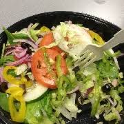 user added subway veggie delight salad