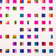 super colourful squares checker fabric