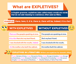 expletive a word that does not add