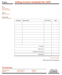 Food Bill Template And 28 Bill Template Billing Invoice Template For