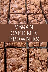 vegan cake mix brownies this wife cooks