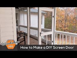 how to make a diy screen door you
