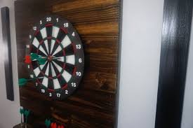 Dart Board Backboard With 2 Chalkboard