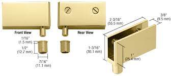 Crl Eh326 Brass Wide Glass Door Pivot