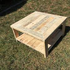 Wood Pallet Square Coffee Table