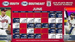 What's on tv at bt sport? Atlanta Braves Tv Schedule June Fox Sports