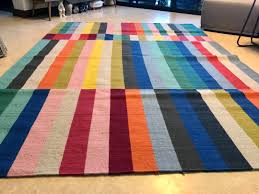 colorful ikea carpet rug furniture