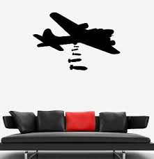 Wall Decal Airplane Military Er