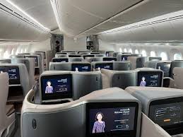 singapore airlines business cl 787