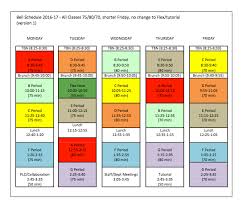 bell schedule the oracle