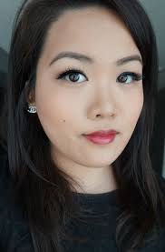 glitter liner and red lip holiday look