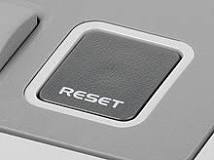 What happens when you press the reset button?